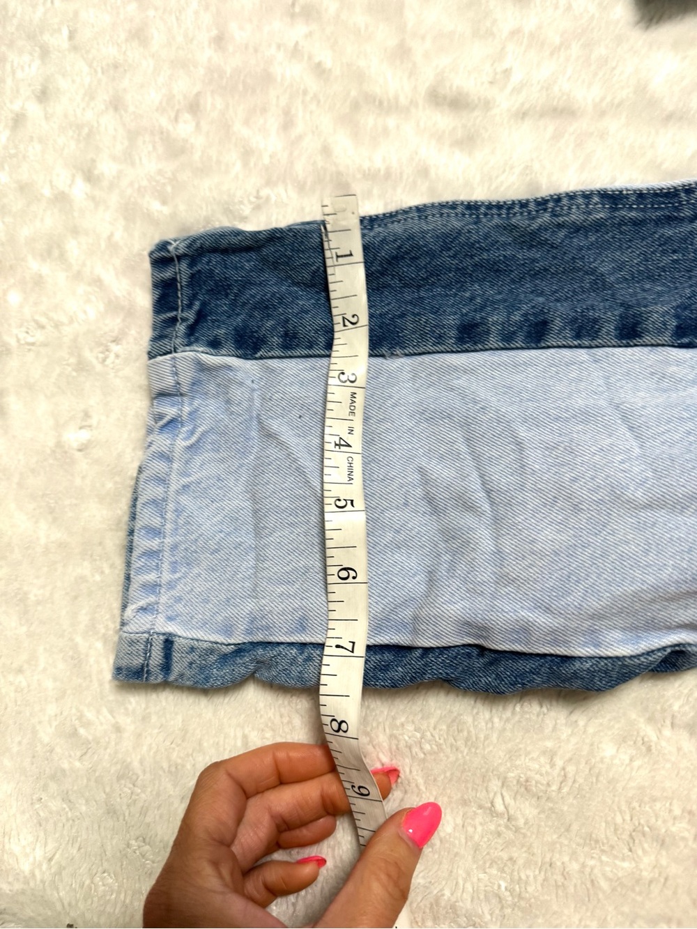 ASOS Design Patchwork Deconstructed High-Rise Straight Leg Jeans - Picture 12 of 13